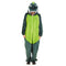 Snuggs Blanket Animal Onesie Dinosaur neon green